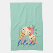 Linge De Cuisine Retro Italian Ice Cream Cones (Vertical)