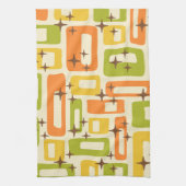 Linge De Cuisine Retro Mid Century Modern Abstract Pattern (Vertical)