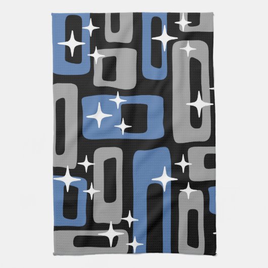 Linge De Cuisine Retro Mid-Century Moderne Abstrait (Vertical)