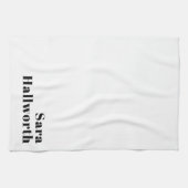 Linge De Cuisine Rétro Moderne Nom minimum ou Modèle d'entreprise (Horizontal)