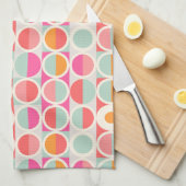 Linge De Cuisine Rétro motif de cercle de roses indien (Quart Plié)