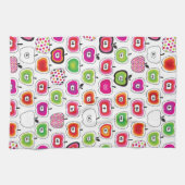Linge De Cuisine Rétro motif mignon de pomme (Horizontal)