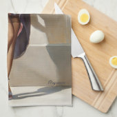 Linge De Cuisine Retro Pin-Up Girl (Quart Plié)