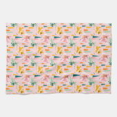 Linge De Cuisine Retro Reindeer Wonderland Motif de vacances (Horizontal)