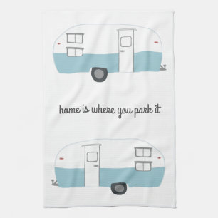 Linge De Cuisine Rétro remorque de campeur rv Motorhome Vanlife