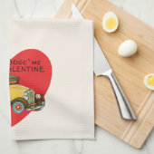 Linge De Cuisine Retro Saint-Valentin, Ne me esquive pas, Sois mon  (Quart Plié)