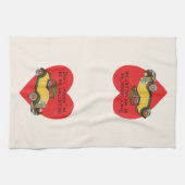Linge De Cuisine Retro Saint-Valentin, Ne me esquive pas, Sois mon  (Horizontal)
