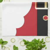 Linge De Cuisine rétro santa claus (Plié)