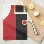 Linge De Cuisine rétro santa claus (Quart Plié)