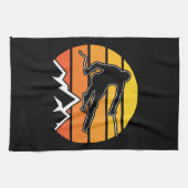 Linge De Cuisine Retro Skiing (Horizontal)