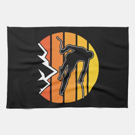 Linge De Cuisine Retro Skiing (Horizontal)