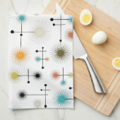 Linge De Cuisine Retro Starbursts A Go-Go ! (Quart Plié)