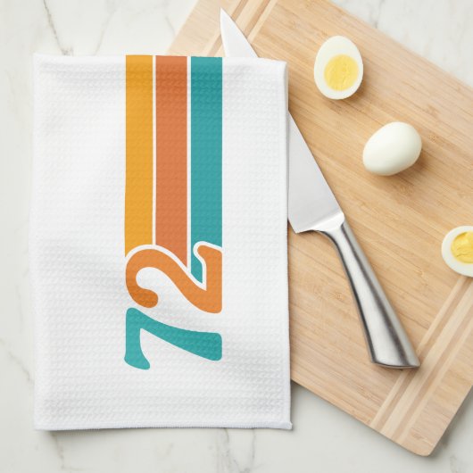 Linge De Cuisine Retro Sunset 72 (Quart Plié)