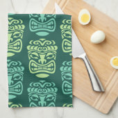 Linge De Cuisine Retro Tiki Beach Party (Quart Plié)