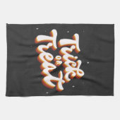 Linge De Cuisine Retro Trick ou Treat (Horizontal)