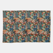 Linge De Cuisine Retro Vintage Christmas Cards Collage (Horizontal)