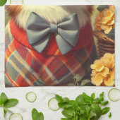 Linge De Cuisine Retro Welsh Corgi Cardigan Peinture (Plié)