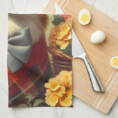 Linge De Cuisine Retro Welsh Corgi Cardigan Peinture (Quart Plié)