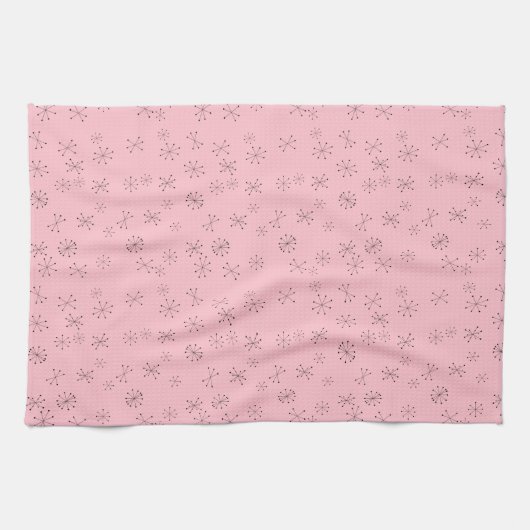 Linge De Cuisine Rétros atomes (Horizontal)