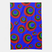 Linge De Cuisine Rétros cercles (Vertical)