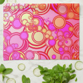 Linge De Cuisine Rétros cercles (Plié)