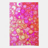 Linge De Cuisine Rétros cercles (Vertical)