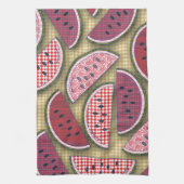 Linge De Cuisine Rétros pastèques mignonnes (Vertical)