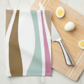 Linge De Cuisine Rétros rayures (Quart Plié)
