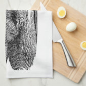 Linge De Cuisine Rétros tatous d'antiquité de tatou de 1800s (Quart Plié)