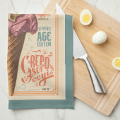 Linge De Cuisine Rêve de glace nostalgique (Quart Plié)