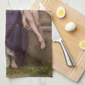 Linge De Cuisine Rêve de printemps, par Bouguereau (Quart Plié)