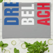 Linge De Cuisine Rêve motivationnel Croire Atteindre Inspiration (Plié)