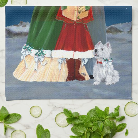 Linge De Cuisine Réveillon de Noël (Plié)