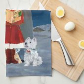 Linge De Cuisine Réveillon de Noël (Quart Plié)