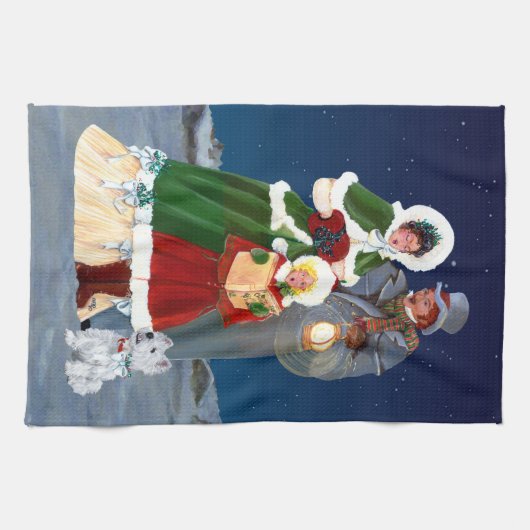 Linge De Cuisine Réveillon de Noël (Horizontal)