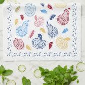 Linge De Cuisine Rêves de verger par Cleolovescolor (Plié)