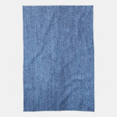 Linge De Cuisine Revêtement bleu blanc Denim - Regarder l'image (Vertical)