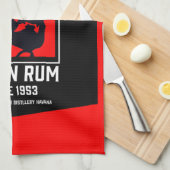 Linge De Cuisine Révolution des buveurs de rhum Libre à Cuba (Quart Plié)
