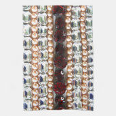 Linge De Cuisine Rhinestones et perles - Bijoux vintages (Vertical)