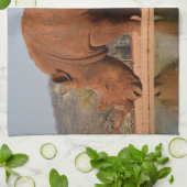 Linge De Cuisine Rhino avec boue sur la peau photo (Plié)