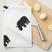 Linge De Cuisine Rhino noir (Quart Plié)