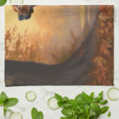 Linge De Cuisine Rhodesian Ridgeback à l'automne Feuilles automne I (Plié)