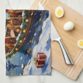 Linge De Cuisine Rhodesian Ridgeback Christmas Boat Holiday (Quart Plié)