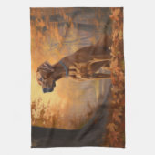 Linge De Cuisine Rhodesian Ridgeback dans les feuilles d'automne to (Vertical)