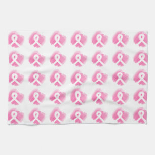Linge De Cuisine Ribbon de sensibilisation au cancer du sein Aquare