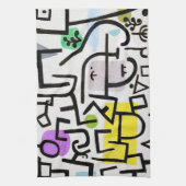 Linge De Cuisine Rich Port, Paul Klee (Vertical)