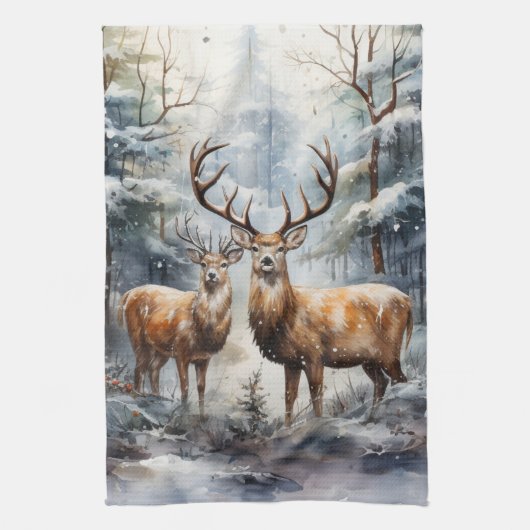 Linge De Cuisine Rinder en Wonderland (Vertical)