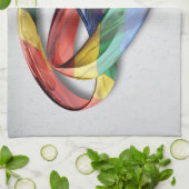 Linge De Cuisine Rings de Rainbow Wedding pour l'Equality (Plié)
