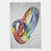 Linge De Cuisine Rings de Rainbow Wedding pour l'Equality (Vertical)
