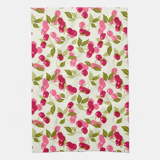 Linge De Cuisine Ripe cherry (Vertical)